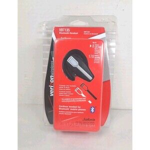 Jabra Bluetooth Universal Headset VBT135 Verizon Wireless for Mobile Phones NIB